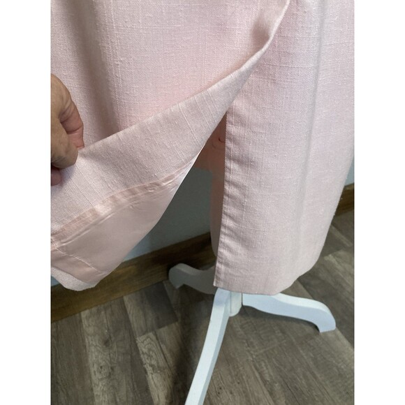Vintage 90s Kasper ASL Skirt Suit Size 10 Pink 3 Piece Camisole Skirt Jacket - Picture 7 of 15